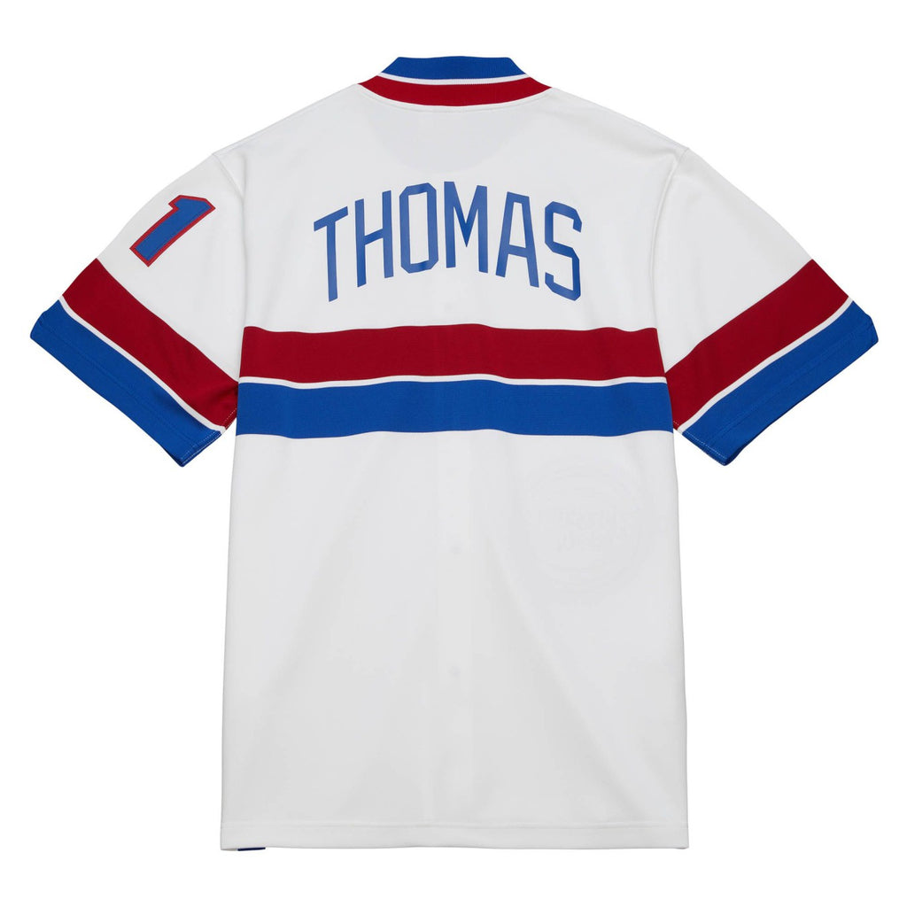 Mens Mitchell & Ness NBA SHOOTING SHIRT PISTONS 1988 ISIAH THOMAS