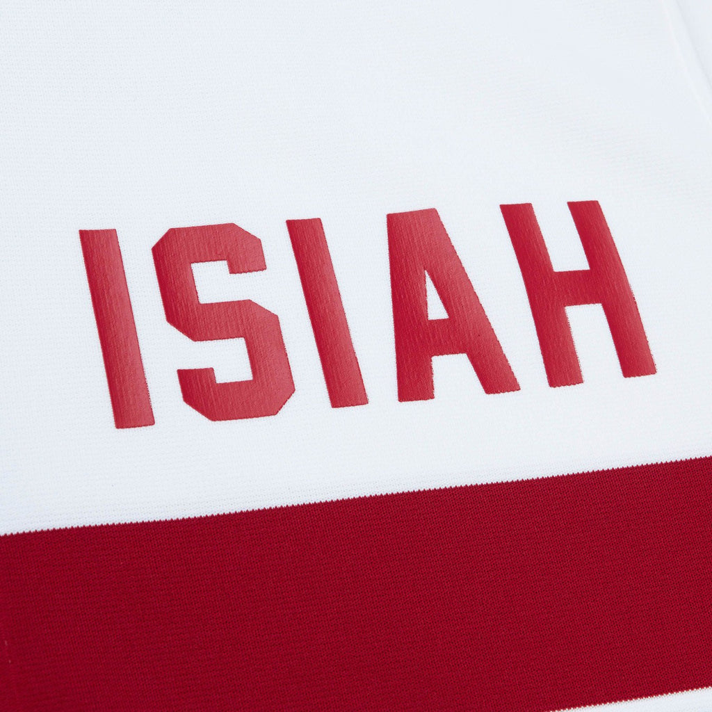 Mens Mitchell & Ness NBA SHOOTING SHIRT PISTONS 1988 ISIAH THOMAS