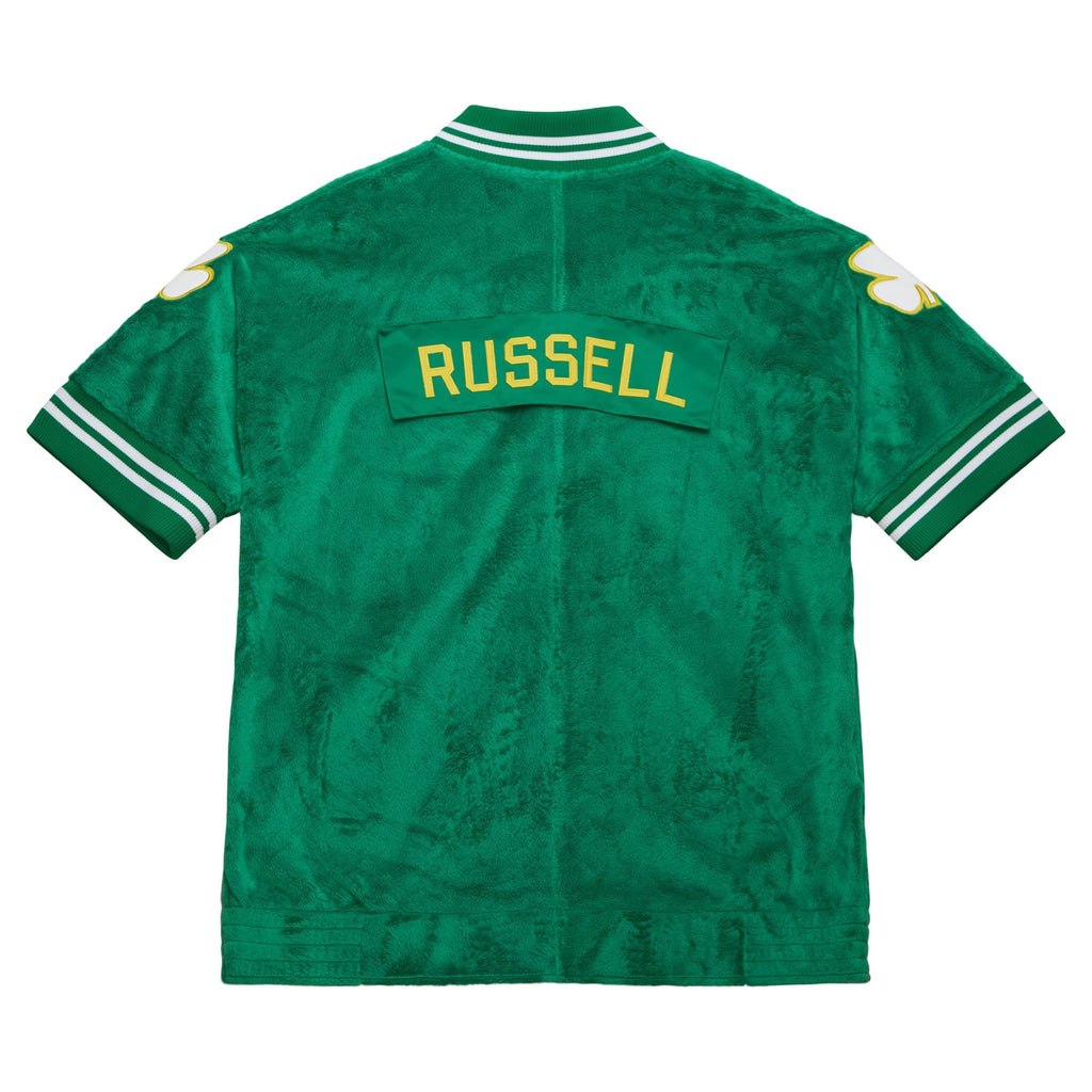 MENS MITCHELL & NESS NBA SHOOTING SHIRT CELTICS 1959 BILL RUSSELL