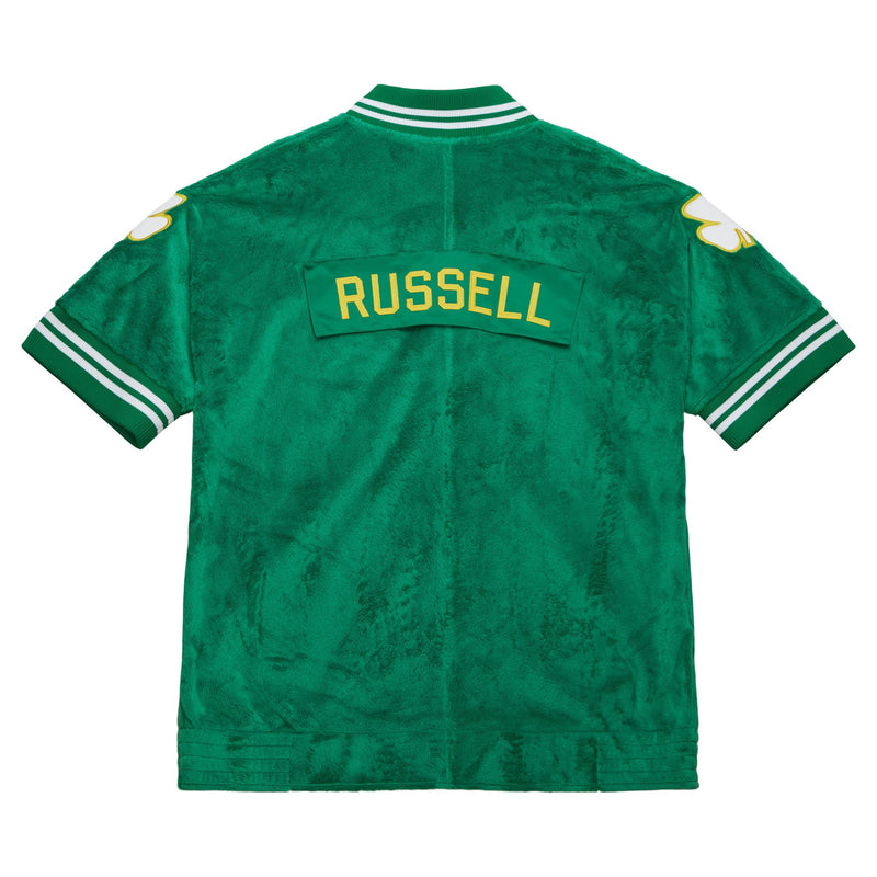 MENS MITCHELL & NESS NBA SHOOTING SHIRT CELTICS 1959 BILL RUSSELL