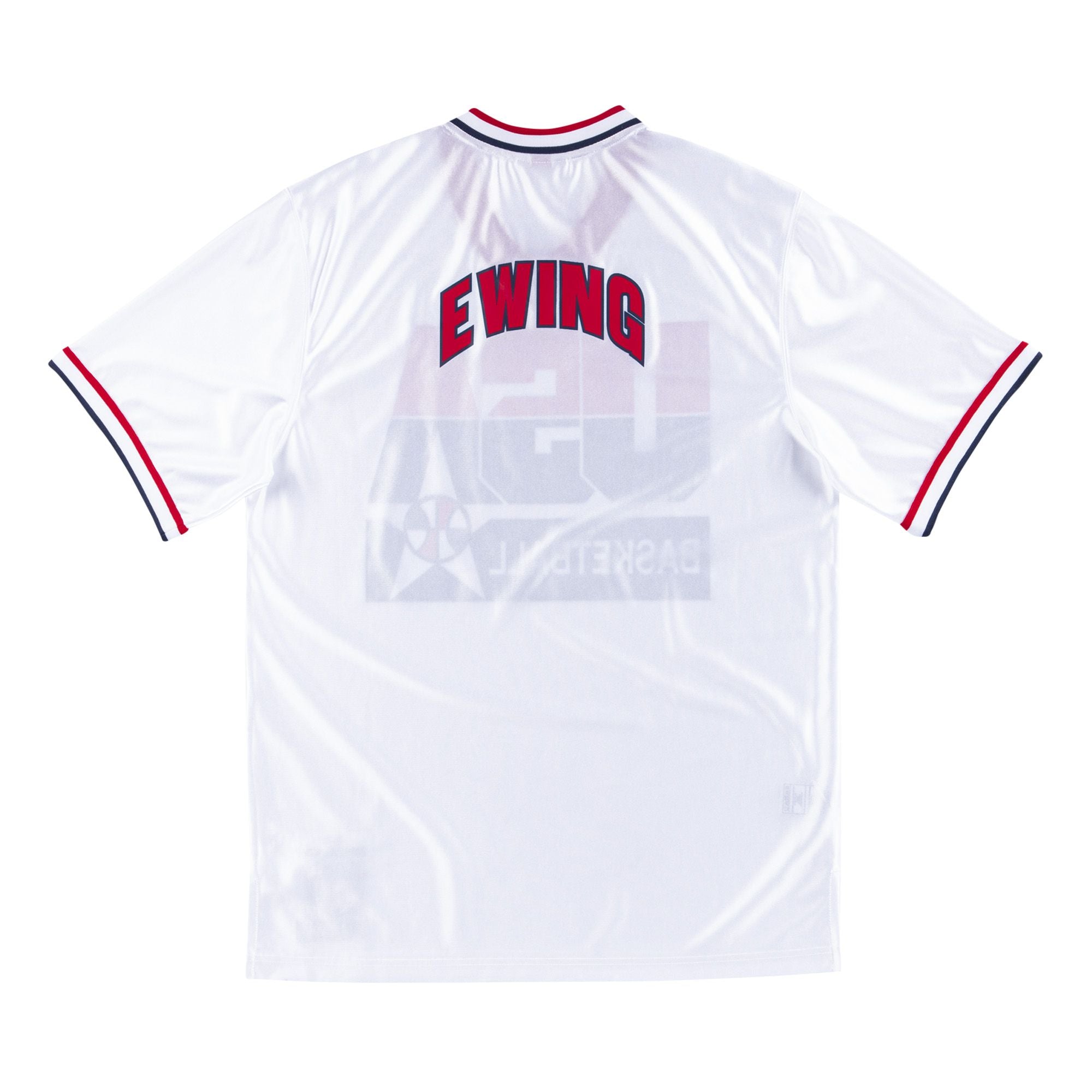 Mens Mitchell & Ness NBA AUTHENTIC SHOOTING SHIRT TEAM USA 1992 PATRICK EWING