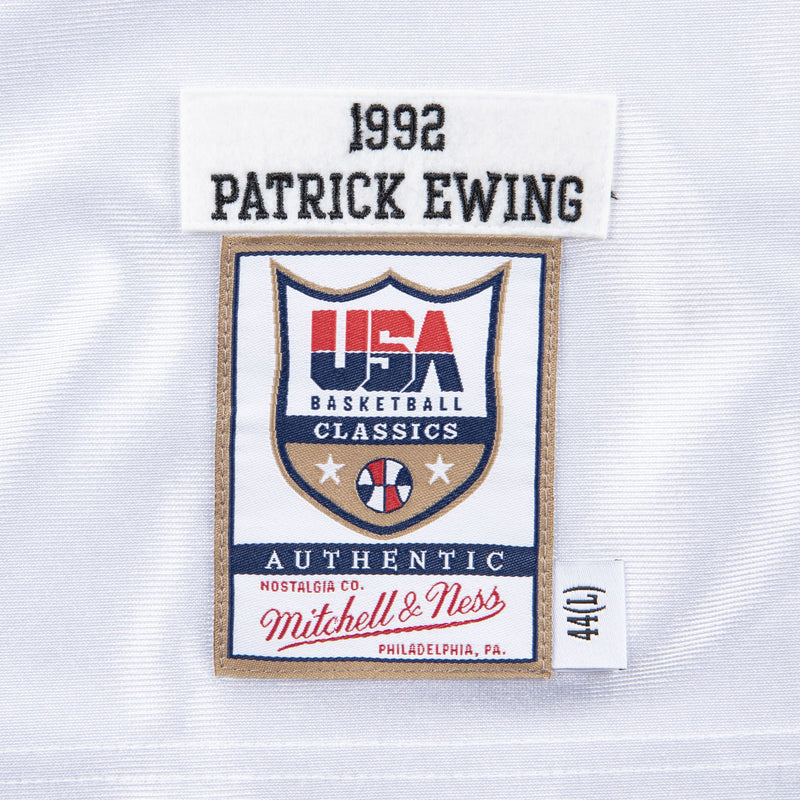 Mens Mitchell & Ness NBA AUTHENTIC SHOOTING SHIRT TEAM USA 1992 PATRICK EWING