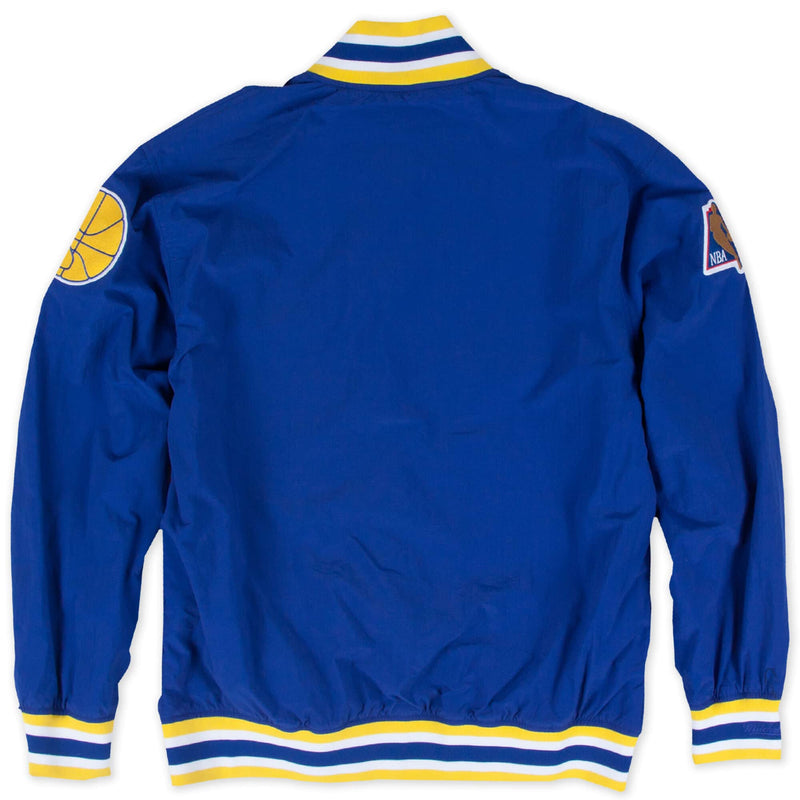 Mens Mitchell & Ness NBA AUTHENTIC WARM UP JACKET WARRIORS 96-97