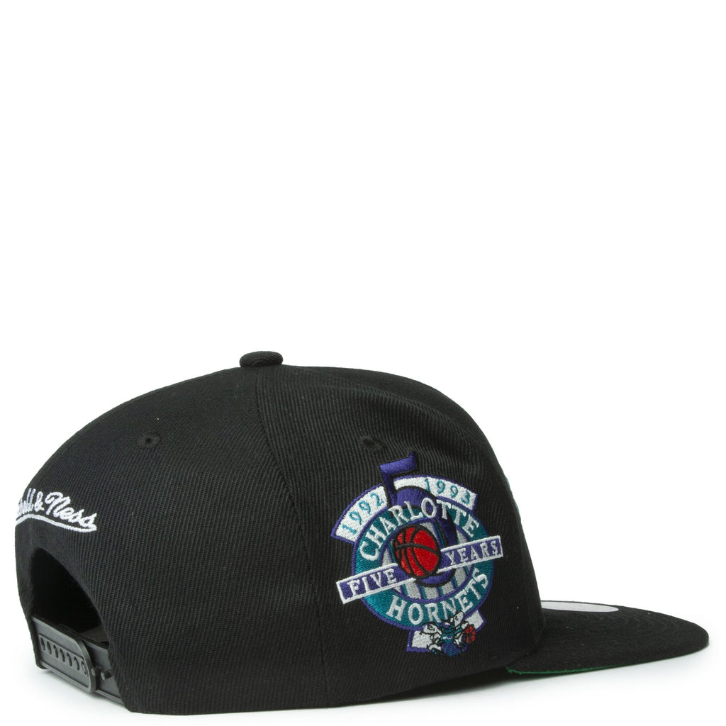 MENS MITCHELL & NESS NBA MY SQUAD SNAPBACK HWC HORNETS - BLACK