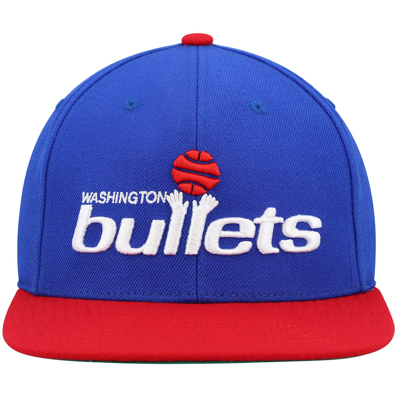 MENS MITCHELL & NESS NBA TEAM 2 TONE 2.0 SNAPBACK HWC BULLETS