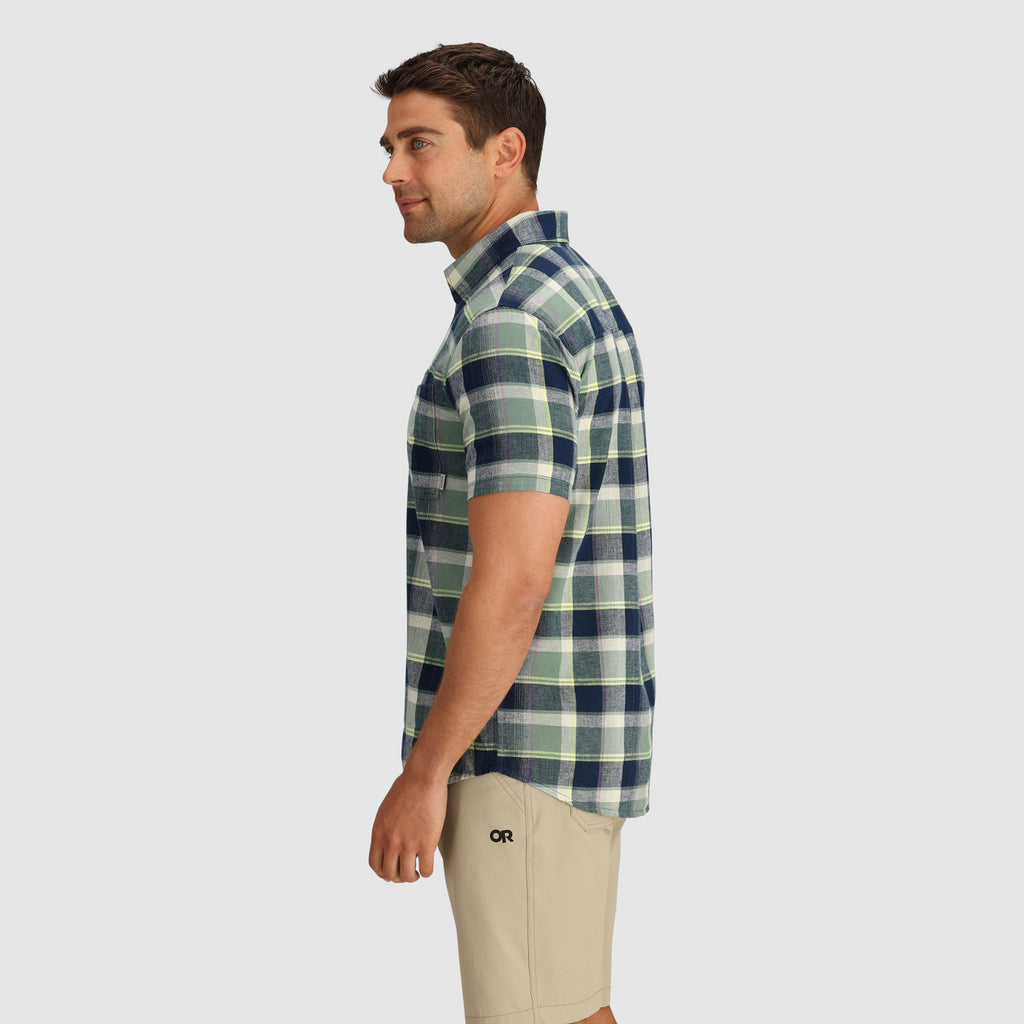 [300376-2289] MENS OUTDOOR RESEARCH WEISSE BUTTON DOWN PLAID SHIRT