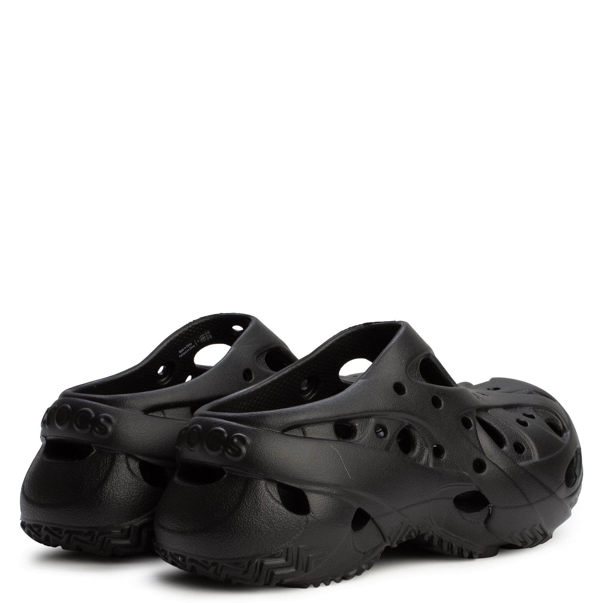 [211141-001] WOMENS CROCS CAGED CLOG 'BLACK'
