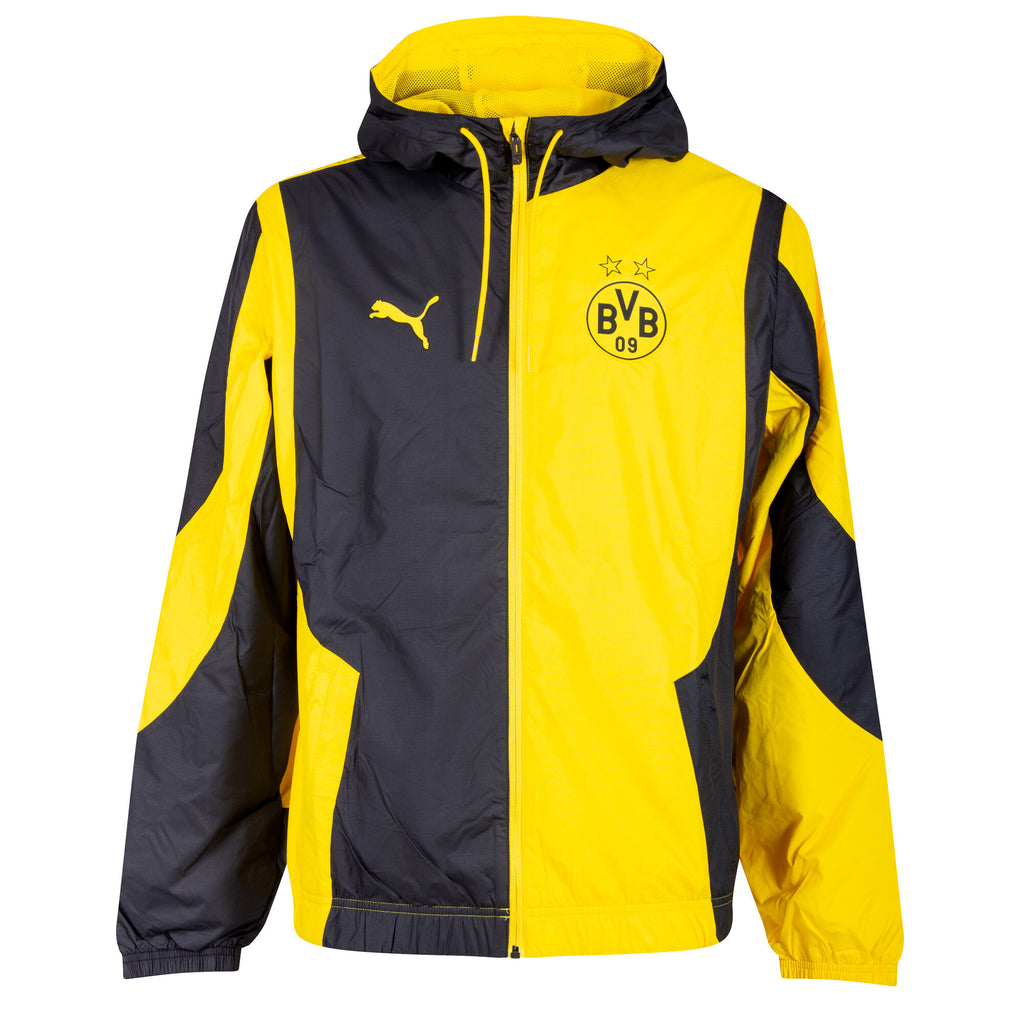 [774202-01] WOMENS PUMA BVB PREMATCH WOVEN JACKET