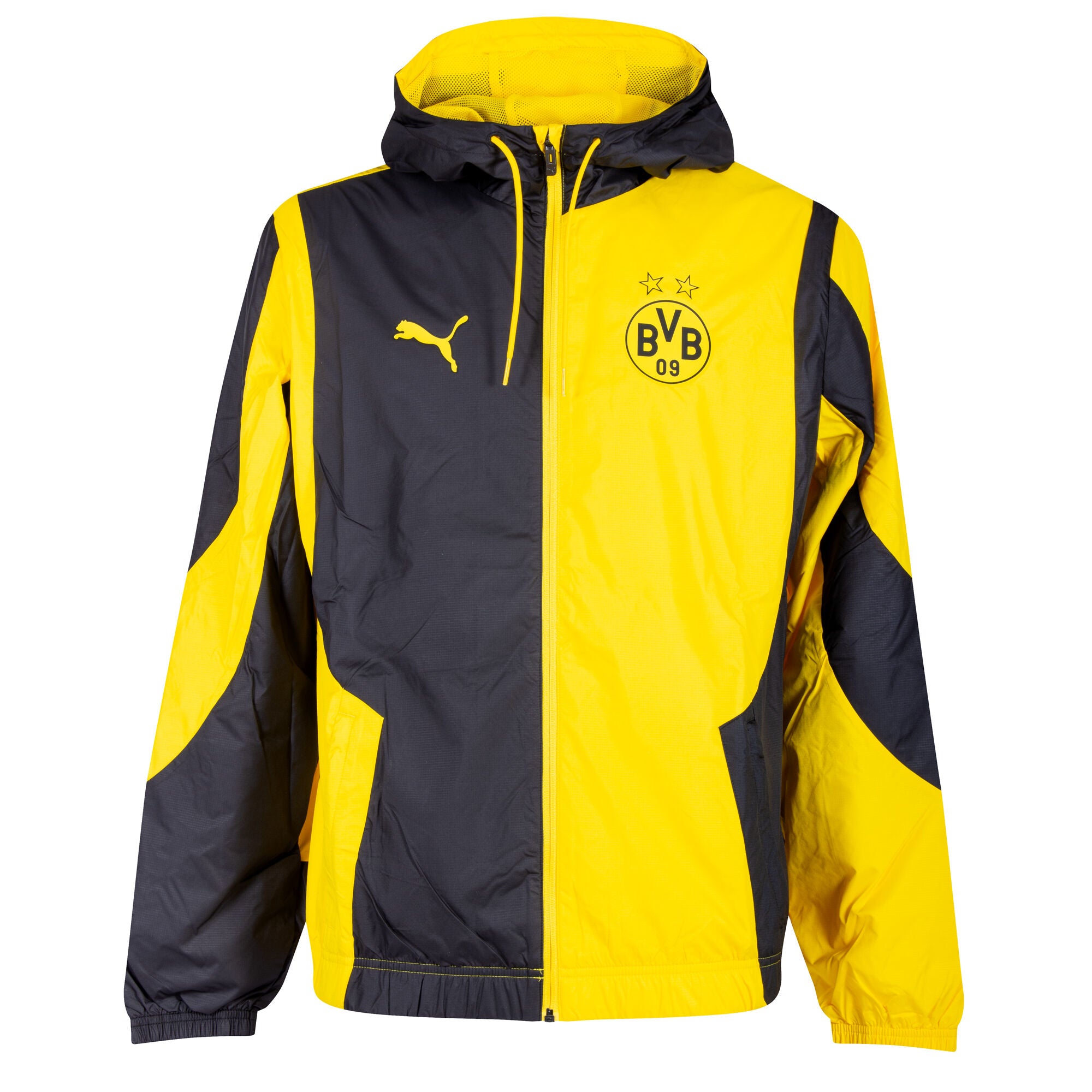 [774202-01] WOMENS PUMA BVB PREMATCH WOVEN JACKET