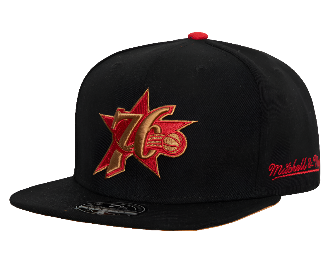 MENS MITCHELL & NESS NBA RETURN OF THE MAC FITTED HWC 76ERS