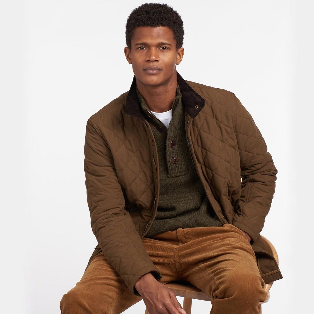 [MQU0784SN52] MENS BARBOUR SHOVELER QUILTED JACKET