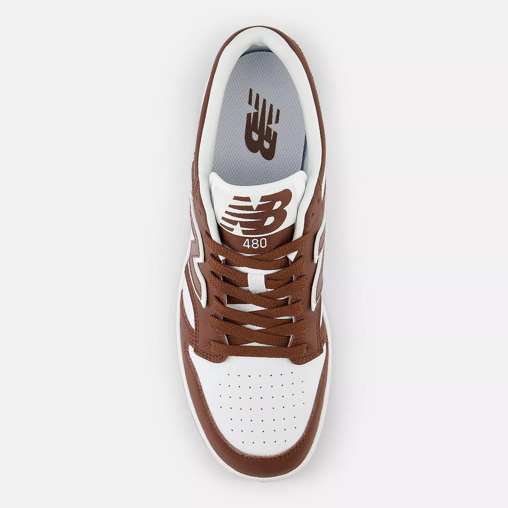 [BB480LHB] MENS NEW BALANCE 480 'BROWN/WHITE'