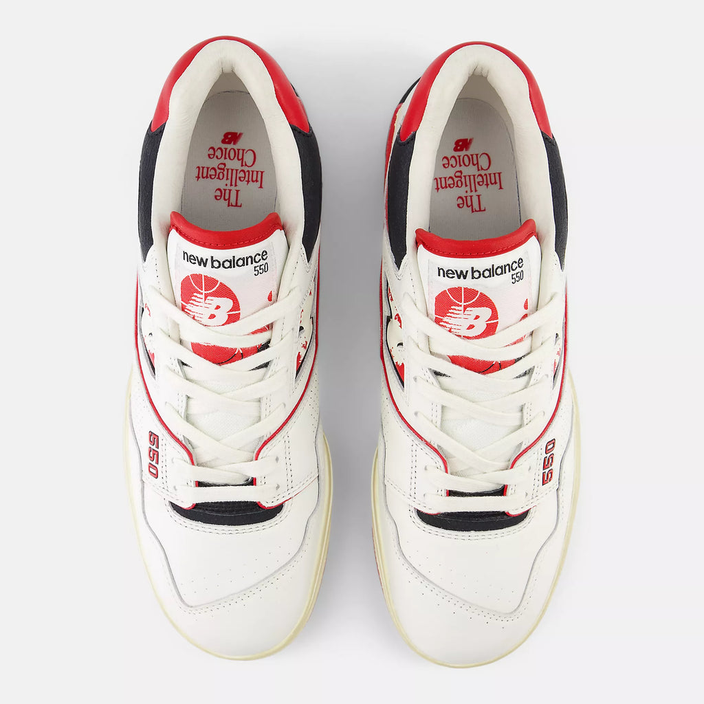 [BB550VGA] MENS NEW BALANCE 550 'VINTAGE PACK TEAM RED'