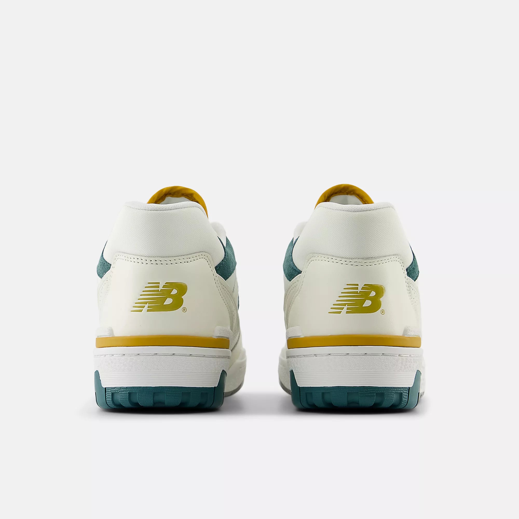[BB550VRA] MENS NEW BALANCE 550 SUEDE TOE 'GREEN MUSTARD'