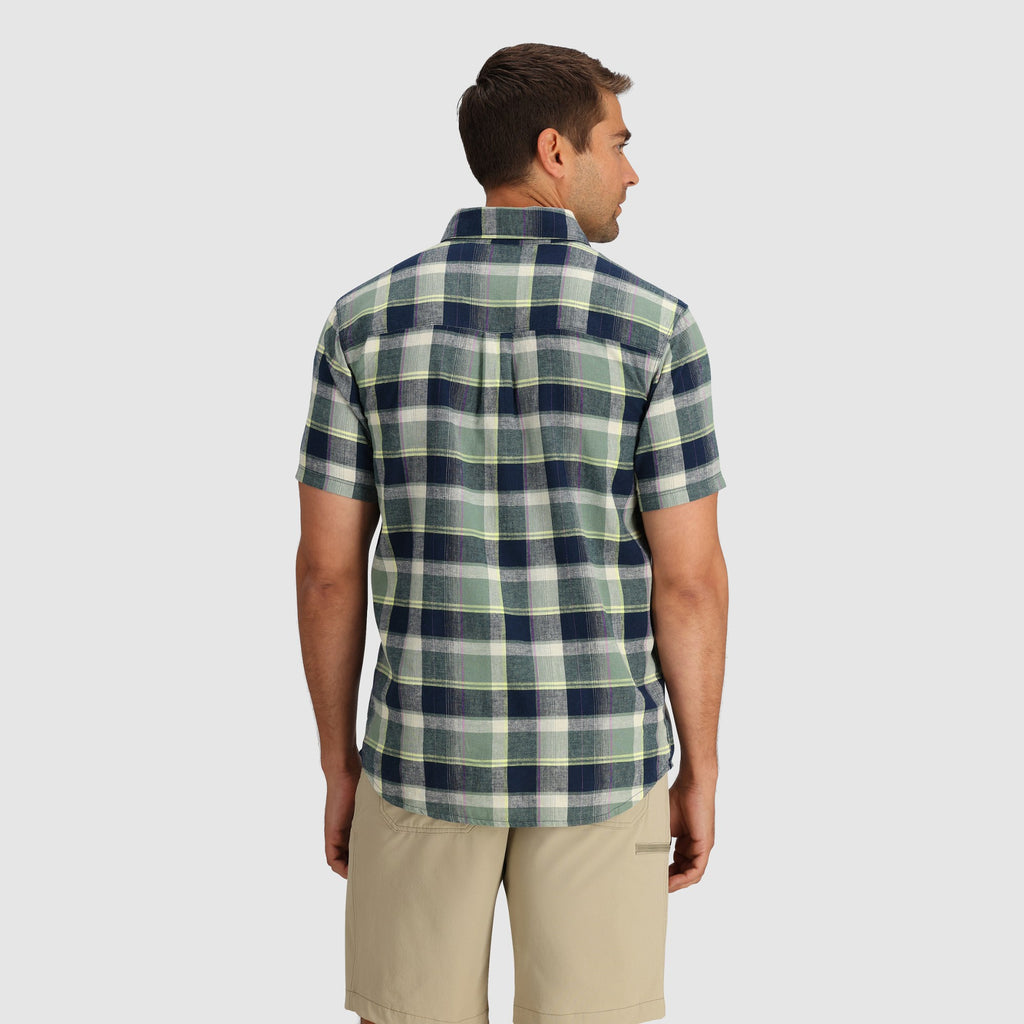 [300376-2289] MENS OUTDOOR RESEARCH WEISSE BUTTON DOWN PLAID SHIRT