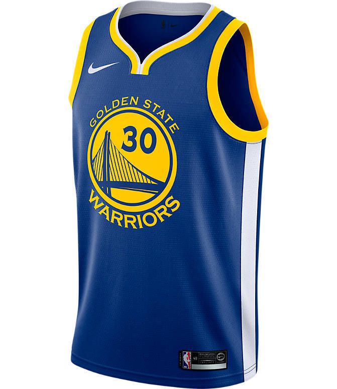 [864475-495] Mens Nike NBA Golden State Warriors Stephen Curry Icon Edition