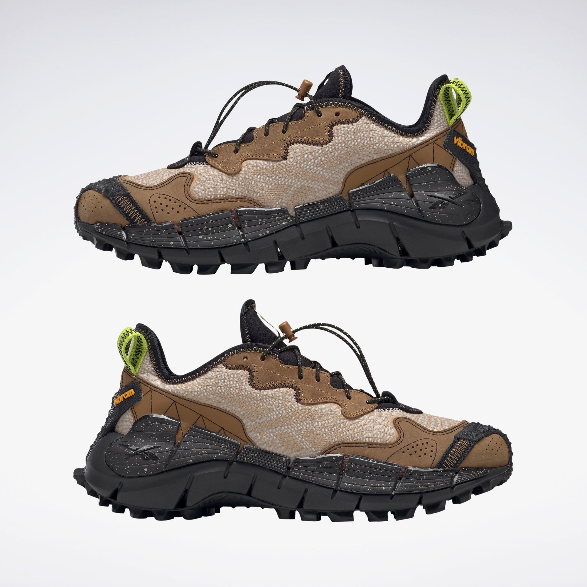 [H00114] Mens Reebok ZIG KINETICA II EDGE 'MODERN BEIGE SEPIA'