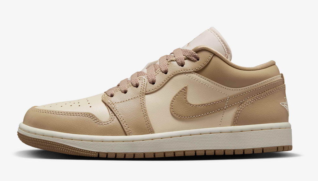 [DC0774-203] WOMENS AIR JORDAN RETRO 1 LOW 'RATTAN SAIL DESERT CAMO'