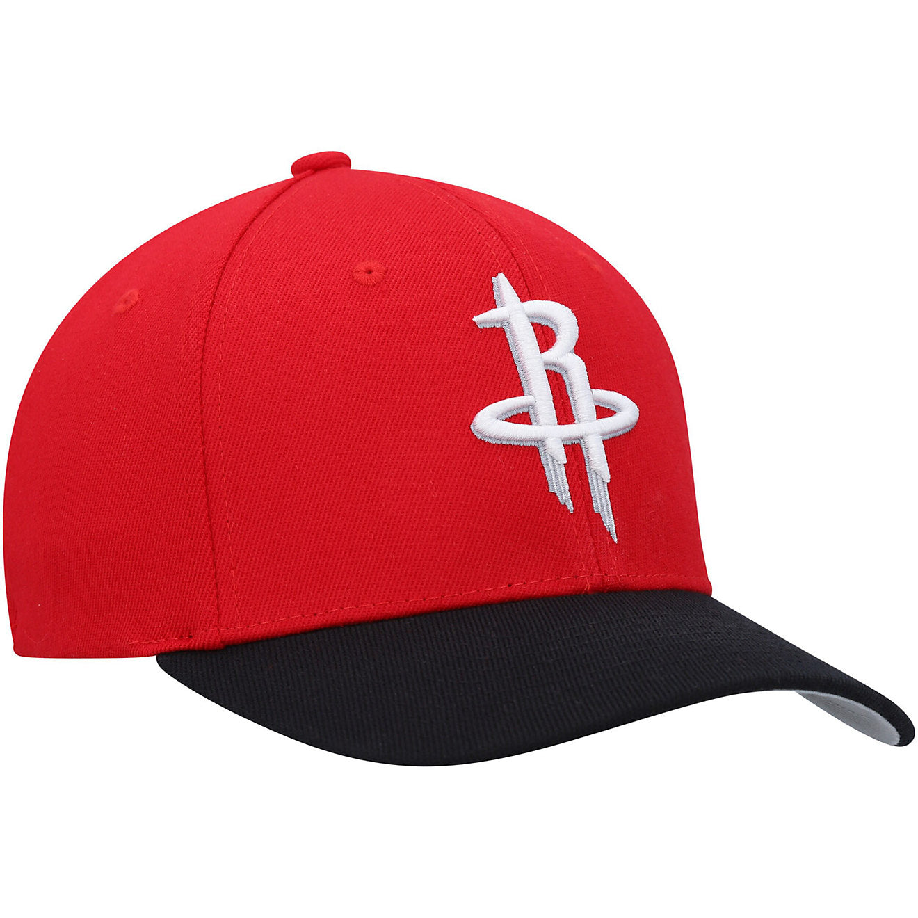 MENS MITCHELL & NESS NBA TEAM 2 TONE 2.0 STRETCH SNAPBACK NBA ROCKETS