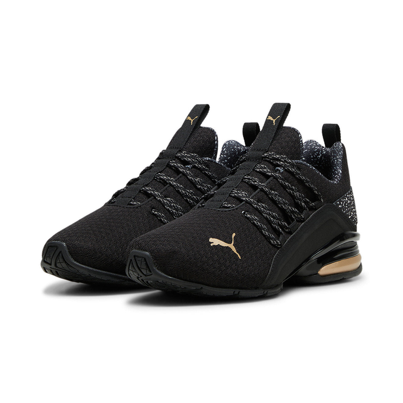 [310129-01] WOMENS PUMA AXELION MINIMA LEOPARD