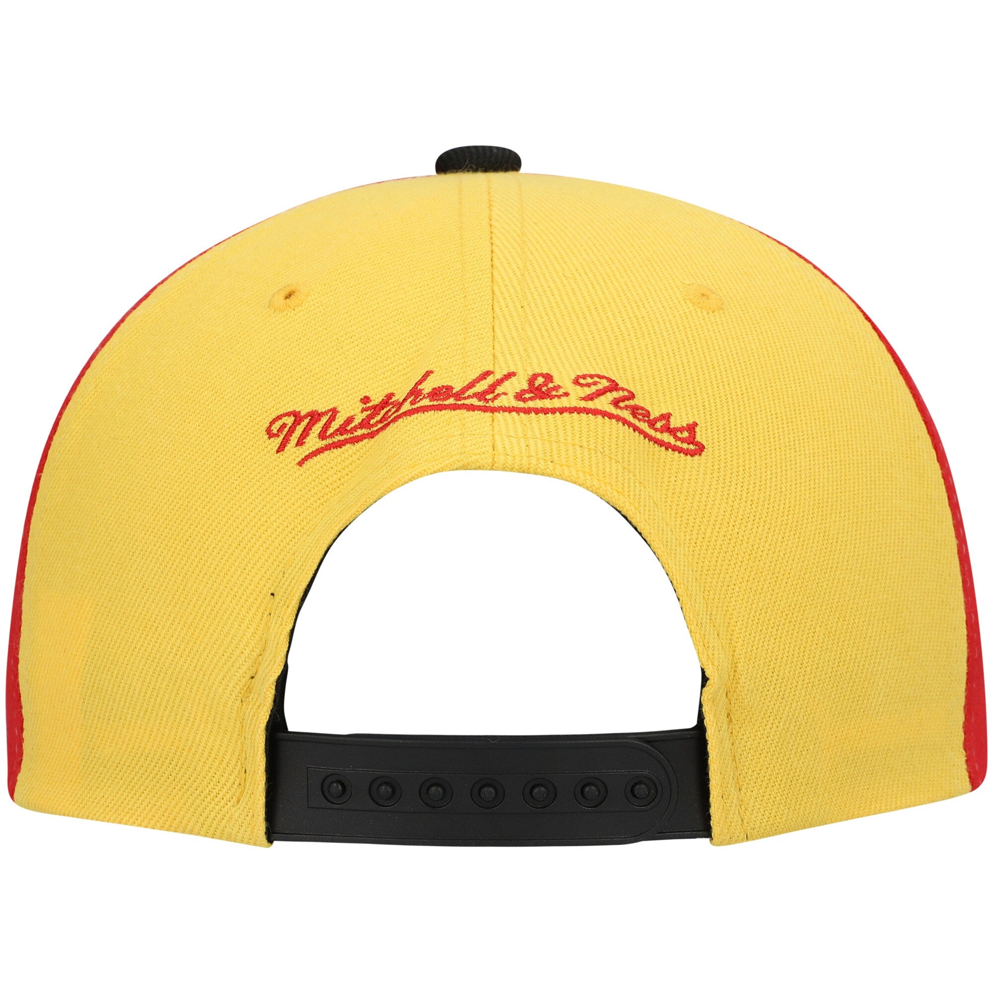 MENS MITCHELL & NESS NBA ON THE BLOCK SNAPBACK HWC HAWKS - GOLD-BLACK