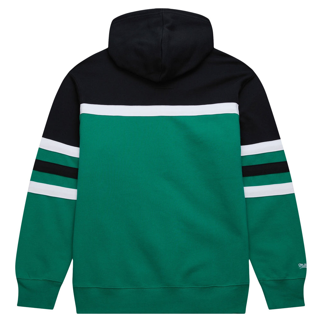 [FPHD6293-BCEYYPPPKYGN] MENS MITCHELL & NESS HEAD COACH HOODIE CELTICS