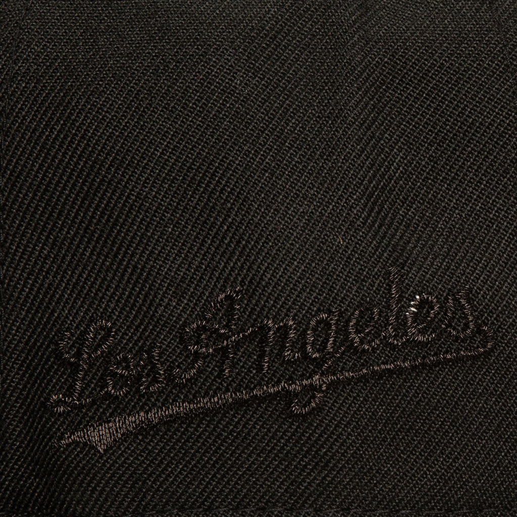 [HS11003-LADBLCK] MENS MITCHELL & NESS MLB BLACK PEARL SNAPBACK DODGERS
