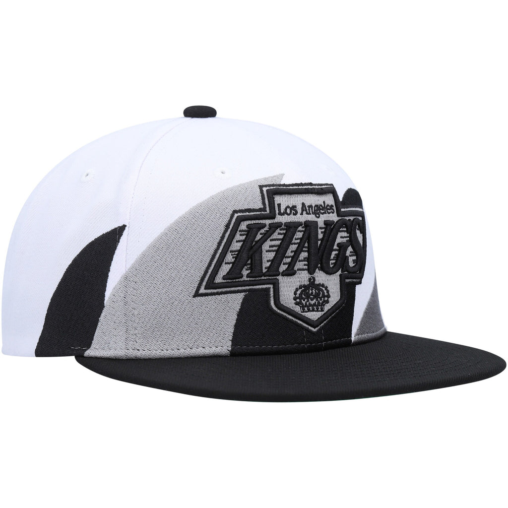 MENS MITCHELL & NESS NHL VINTAGE SHARKTOOTH SNAPBACK KINGS - WHITE