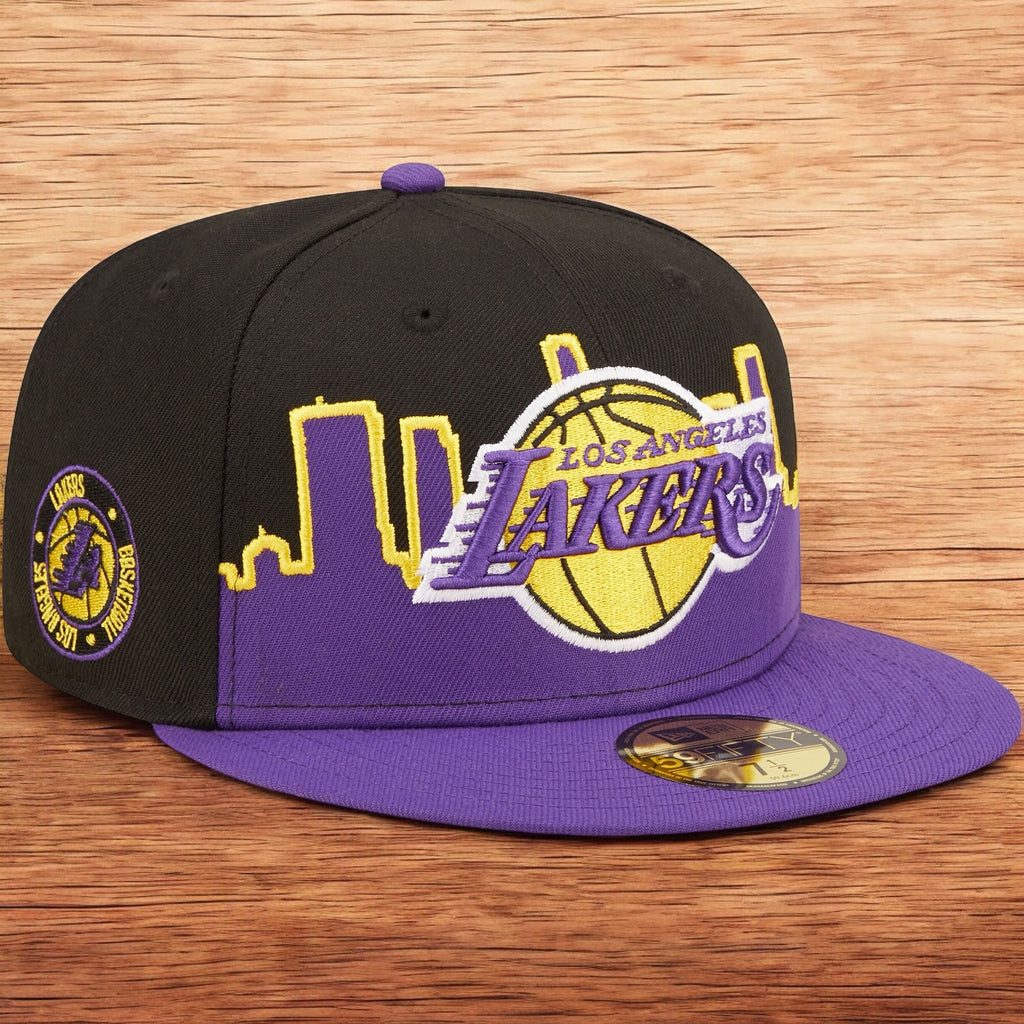 [60289537] MENS NEW ERA NBA LA LAKERS 5950 FITTED-BLACK/PURPLE