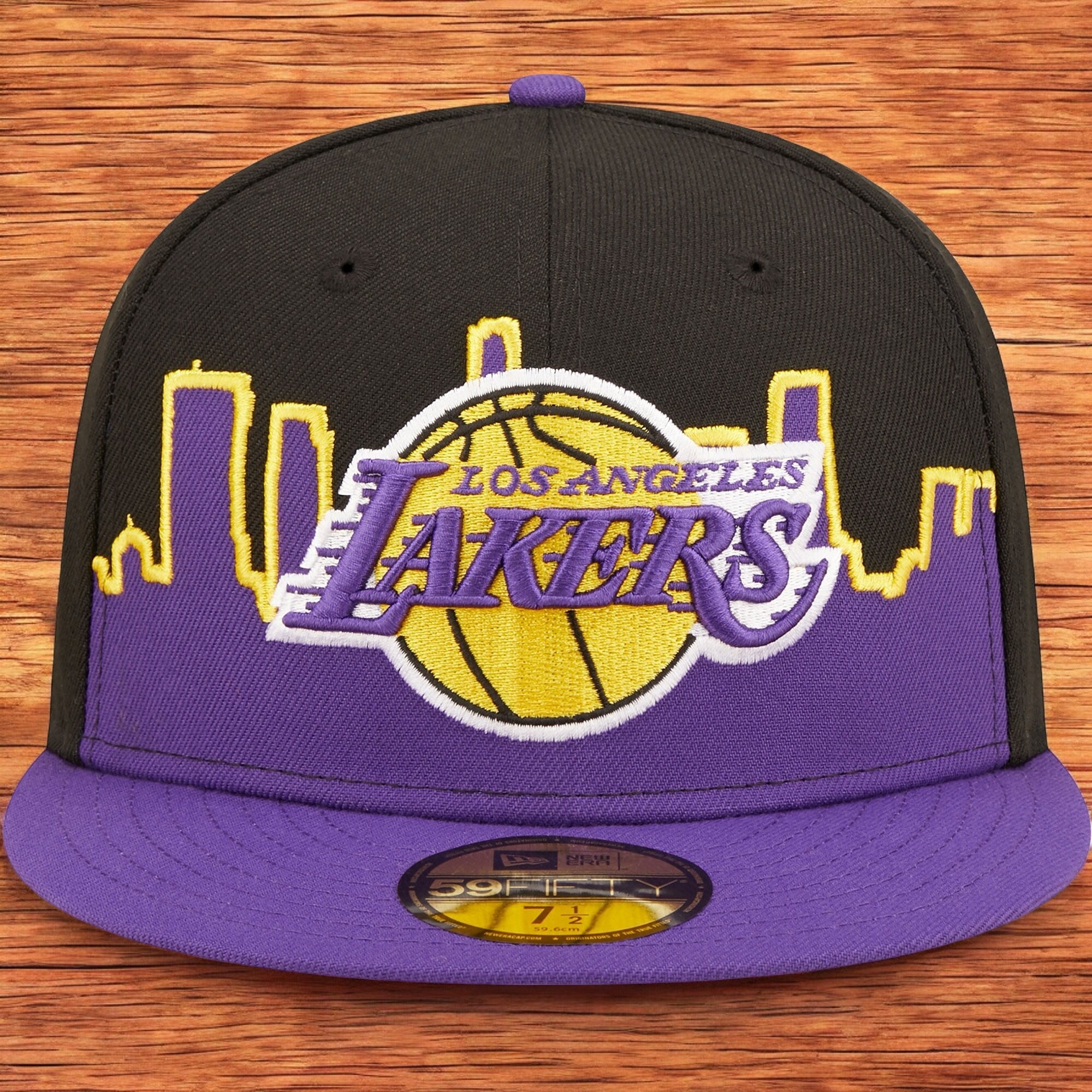 [60289537] MENS NEW ERA NBA LA LAKERS 5950 FITTED-BLACK/PURPLE