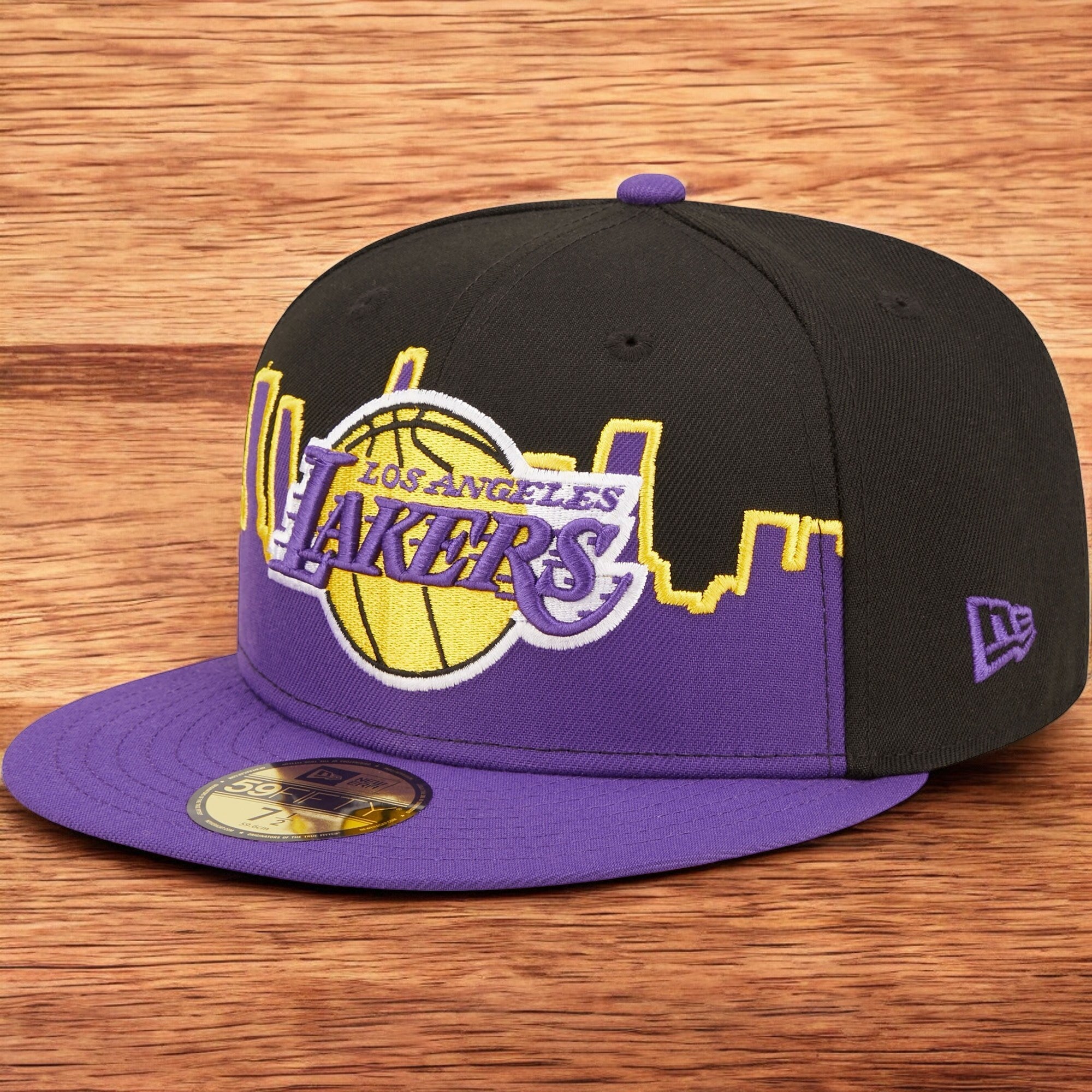 [60289537] MENS NEW ERA NBA LA LAKERS 5950 FITTED-BLACK/PURPLE