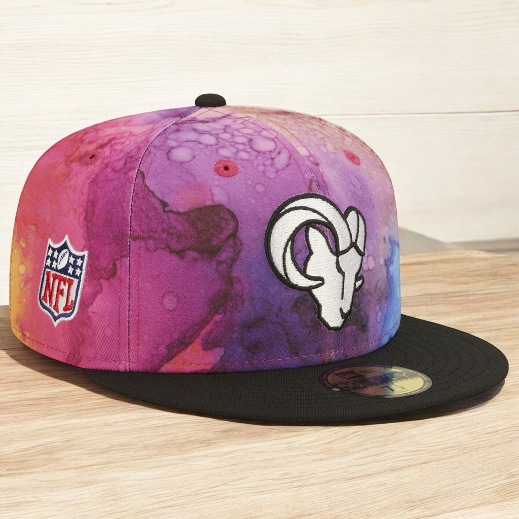 [60290113] MENS NEW ERA NFL LA RAMS 5950 CRUCIAL CATCH FITTED
