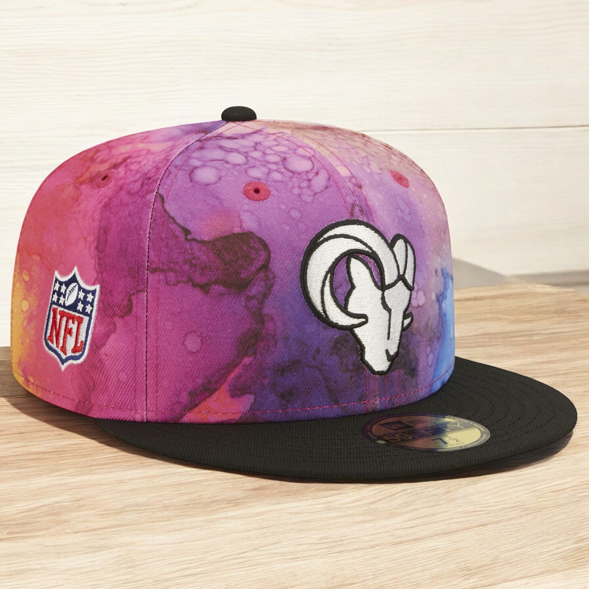 [60290113] MENS NEW ERA NFL LA RAMS 5950 CRUCIAL CATCH FITTED