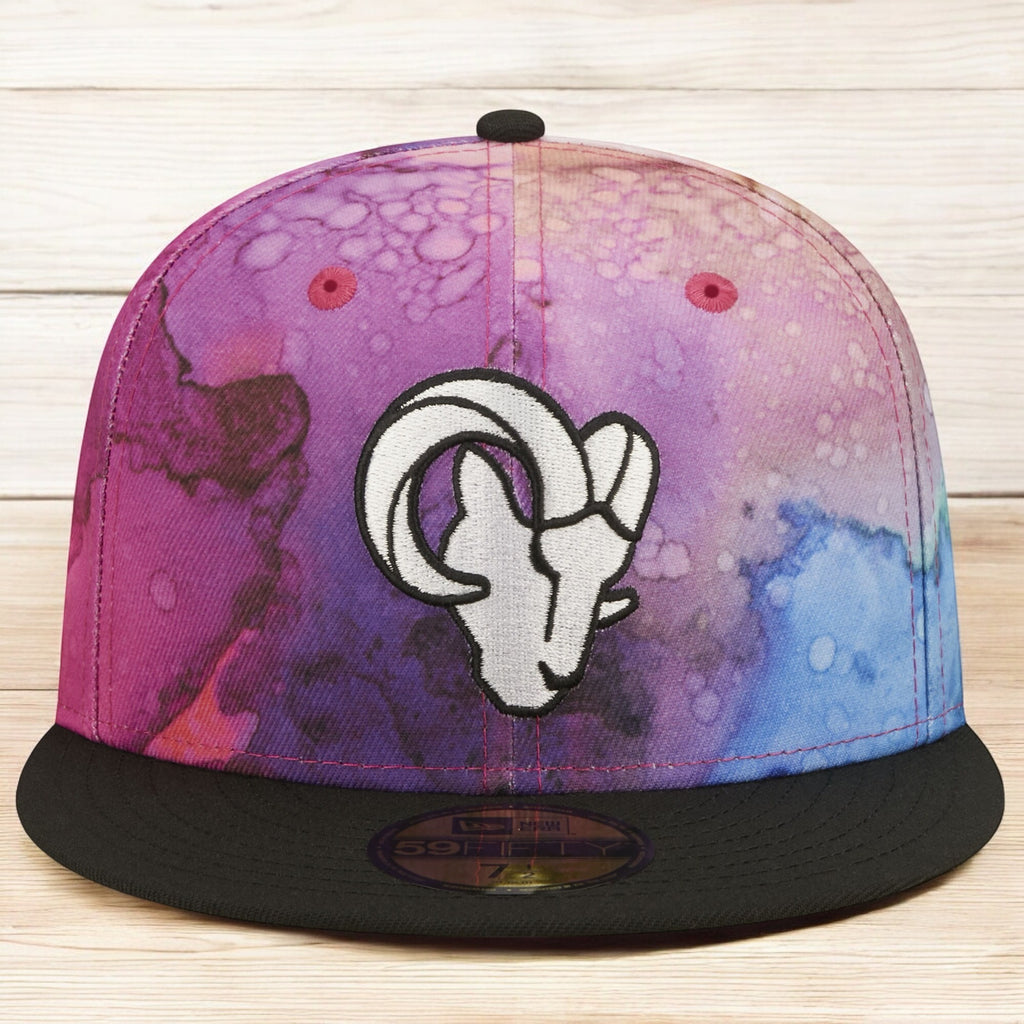 [60290113] MENS NEW ERA NFL LA RAMS 5950 CRUCIAL CATCH FITTED