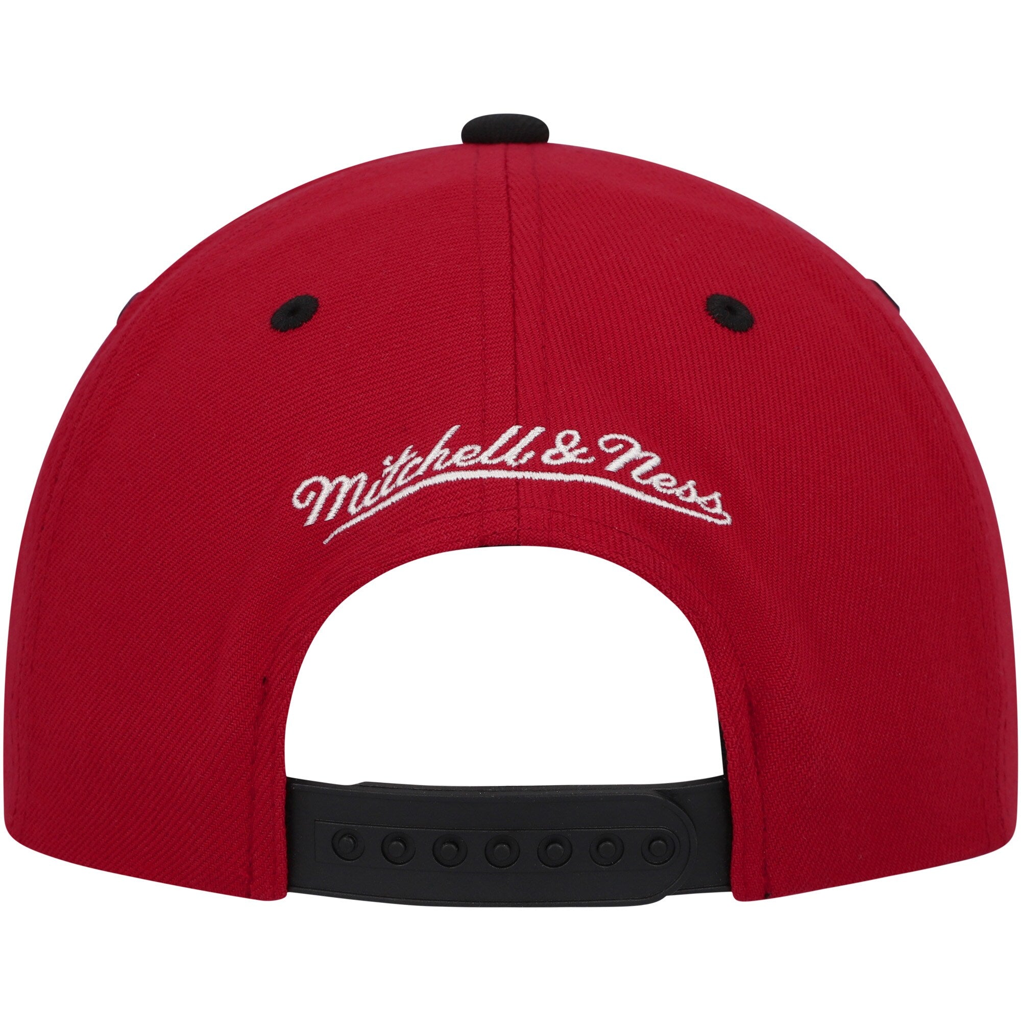 MENS MITCHELL & NESS NBA TRANSCRIPT SNAPBACK HWC HEAT - RED-BLACK