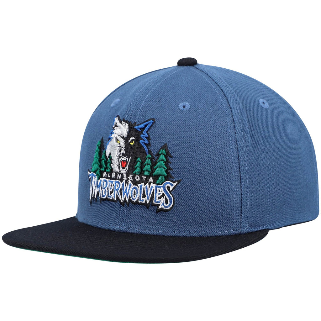[HHSS3267-MTIYYPPPBLBK] MENS NBA MINNESOTA TIMBERWOLVES TEAM 2 TONE 2.0 SNAPBACK