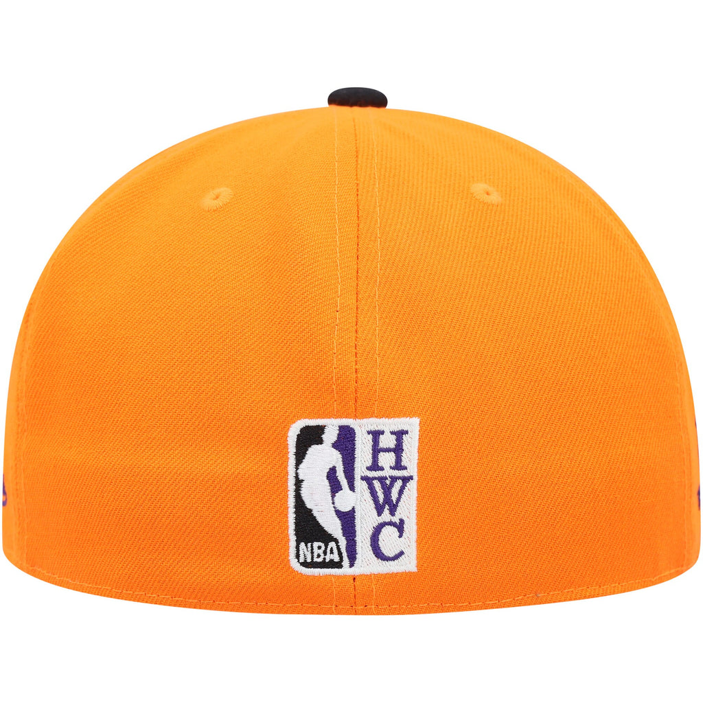 MENS MITCHELL & NESS NBA TEAM SIDE FITTED HWC SUNS - ORANGE-BLACK
