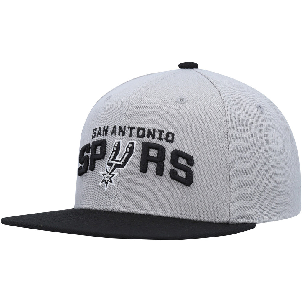 MENS MITCHELL & NESS NBA SIDE CORE 2.0 SNAPBACK SPURS