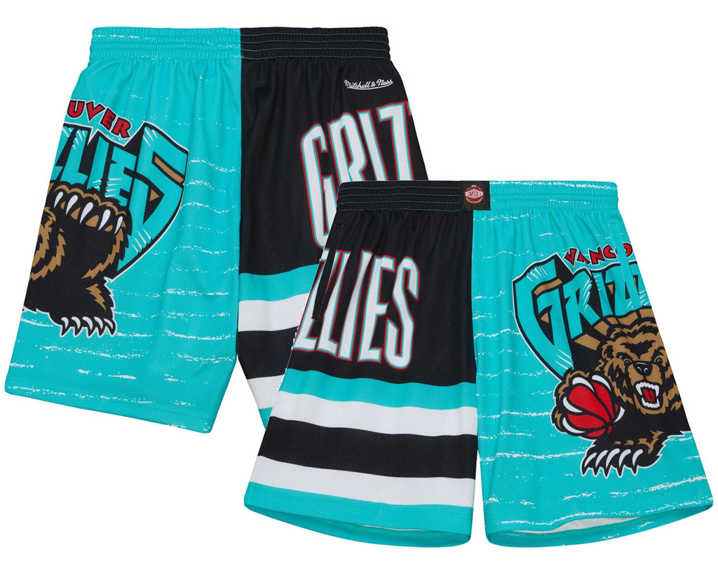 MENS MITCHELL & NESS NBA JUMBOTRON 3.0 SHORTS GRIZZLIES