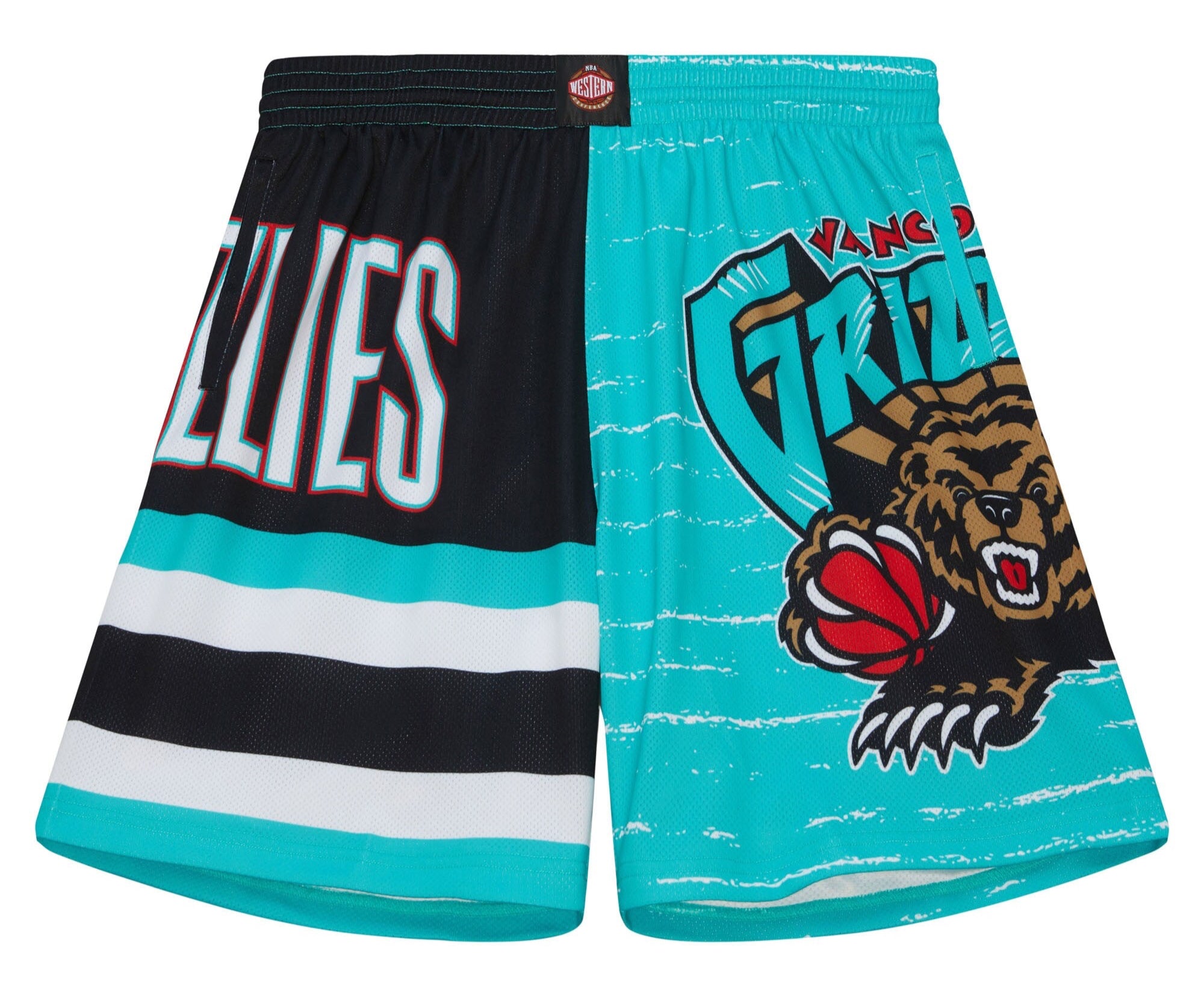 MENS MITCHELL & NESS NBA JUMBOTRON 3.0 SHORTS GRIZZLIES