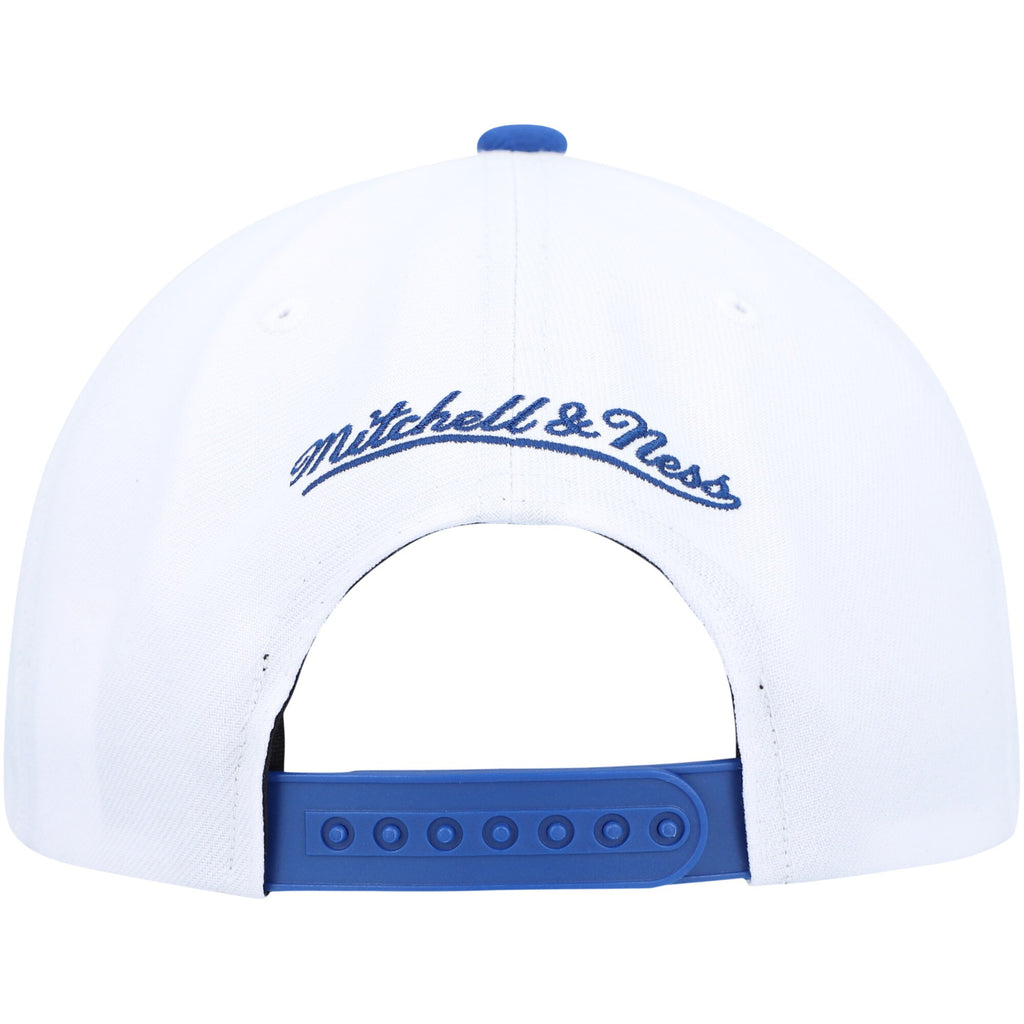 MENS MITCHELL & NESS NHL VINTAGE SHARKTOOTH SNAPBACK RANGERS - WHITE