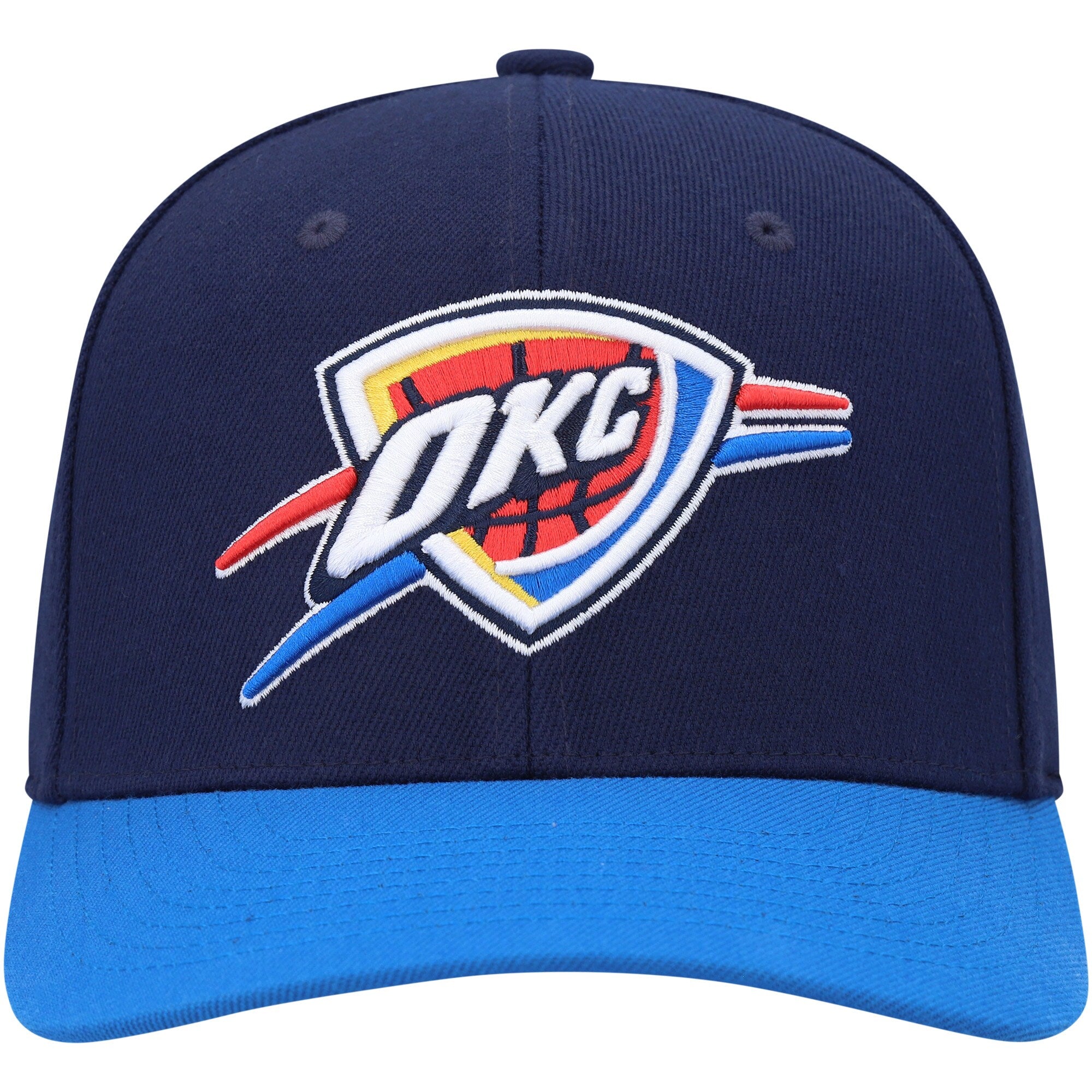 Mens Mitchell & Ness NBA TEAM 2 TONE 2.0 STRETCH SNAPBACK NBA THUNDER