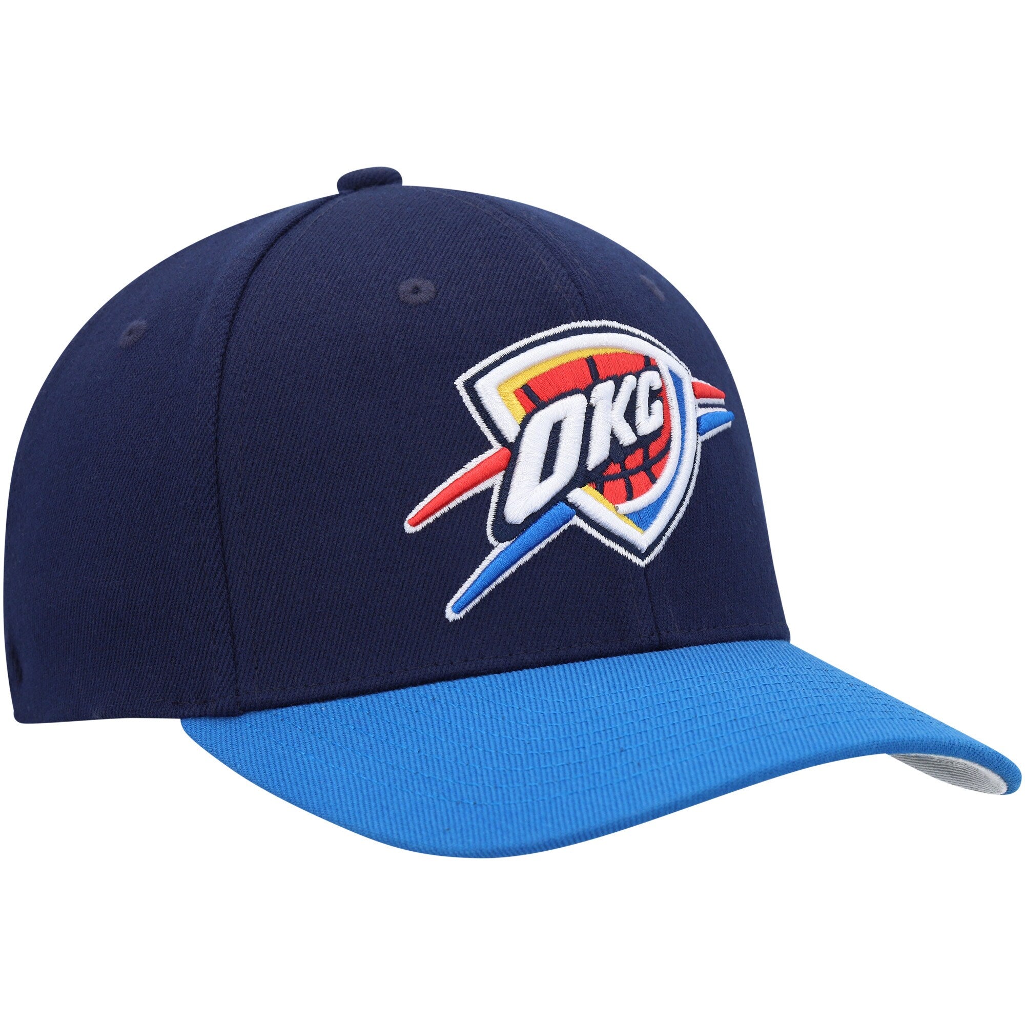 Mens Mitchell & Ness NBA TEAM 2 TONE 2.0 STRETCH SNAPBACK NBA THUNDER