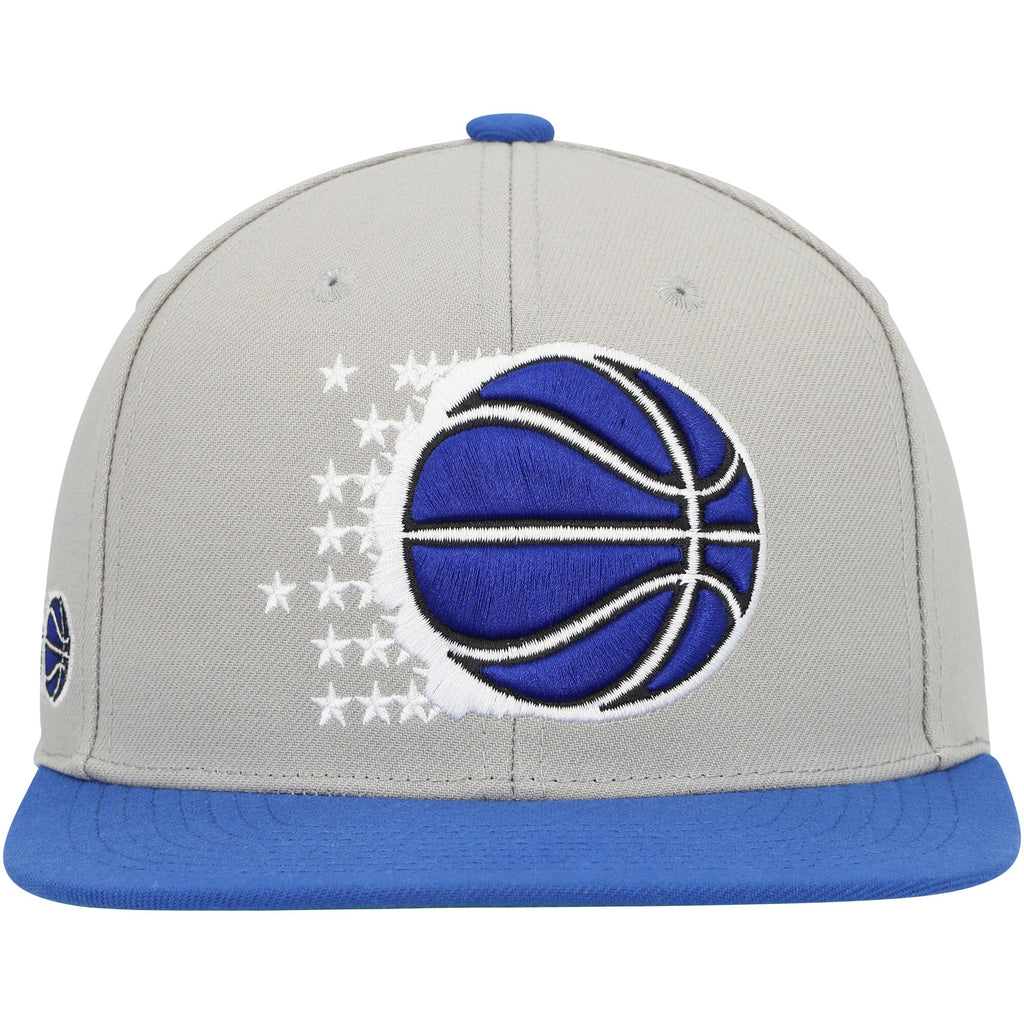 MENS MITCHELL & NESS NBA SIDE CORE 2.0 SNAPBACK HWC MAGIC - GREY-BLUE