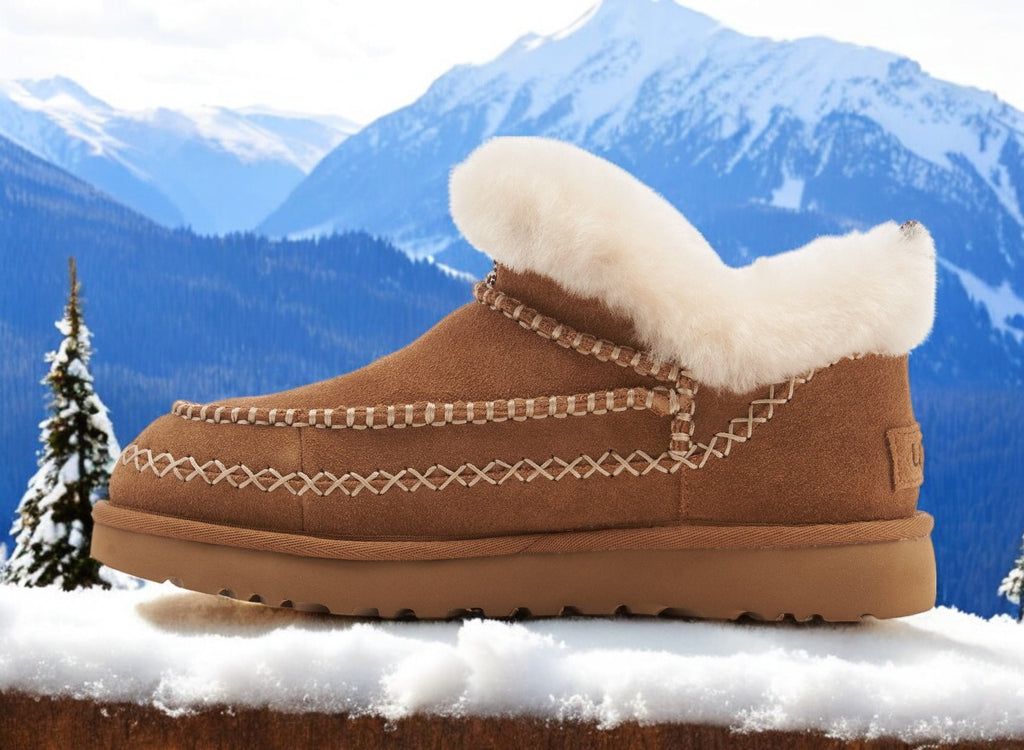 [1158224-CHE] WOMENS UGG CLASSIC ULTRA MINI ALPINE 'CHESTNUT'
