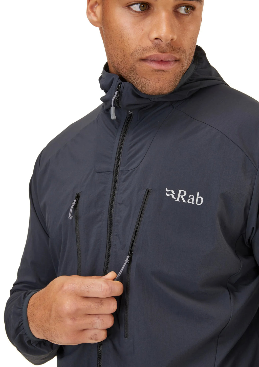[QWS-35-BE] MENS RAB BOREALIS HOODED SLIM FIT JACKET