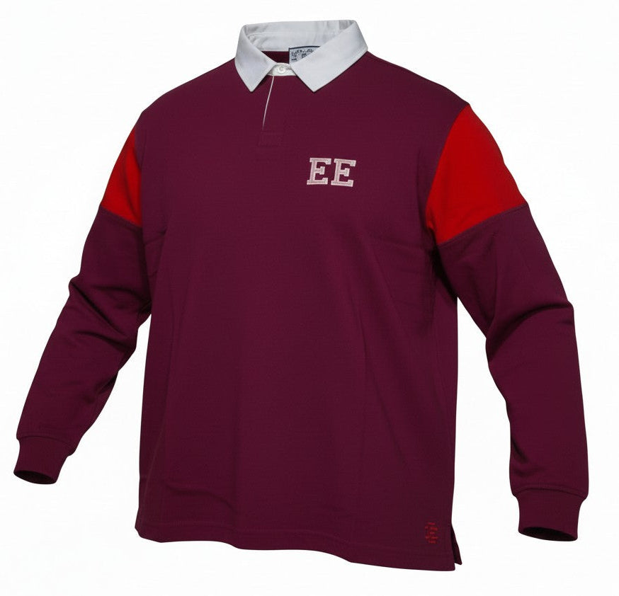 [EECO25CO82-000RDWH] MENS ERIC EMANUEL EE RUGBY POLO