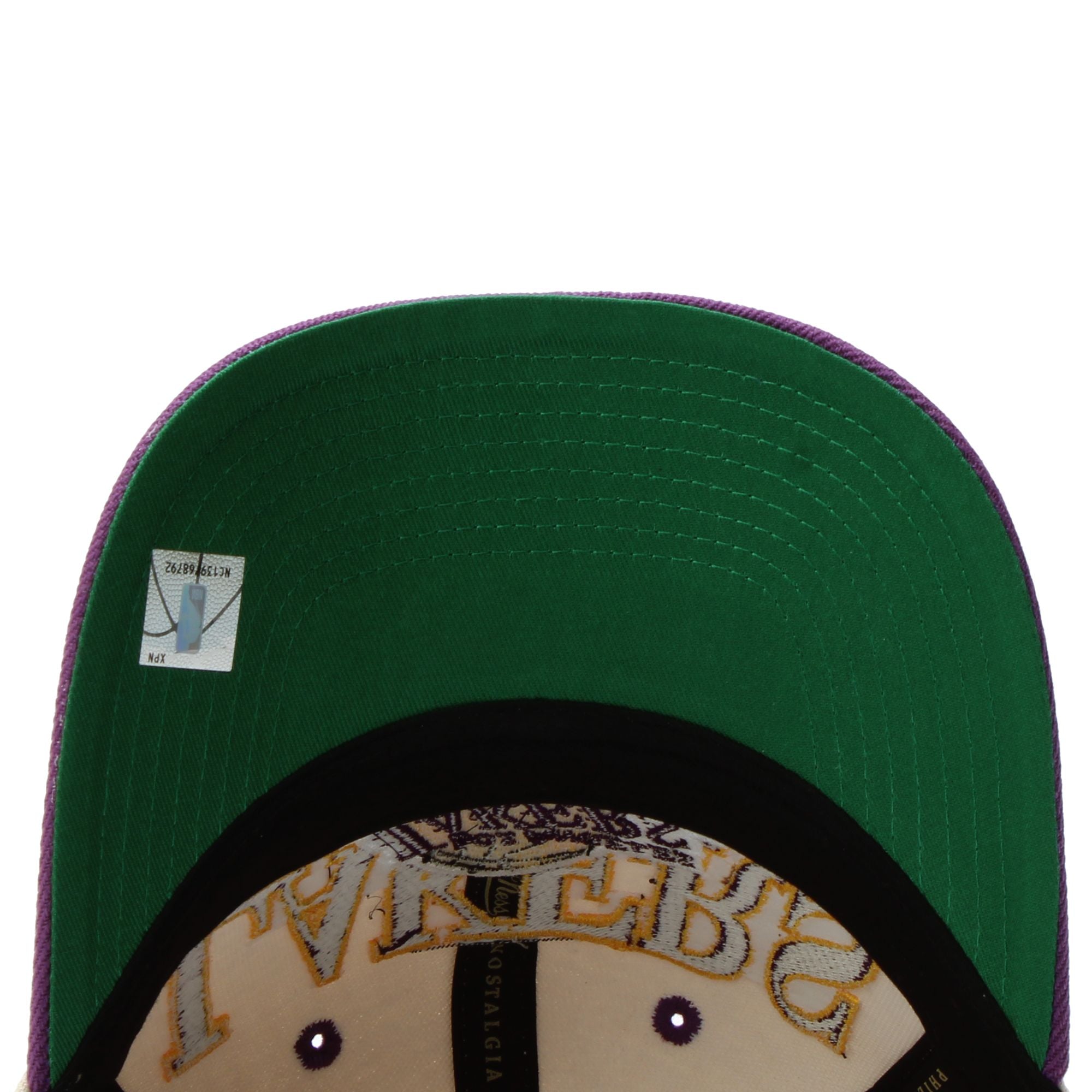 Mens MITCHELL & NESS NBA OFF WITH THE CROWN SNAPBACK HWC LAKERS