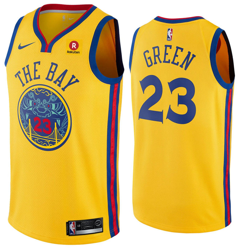 [9Z2B7BY1P-GREEN] Youth Nike NBA Golden State Warriors Chinese Heritage Green