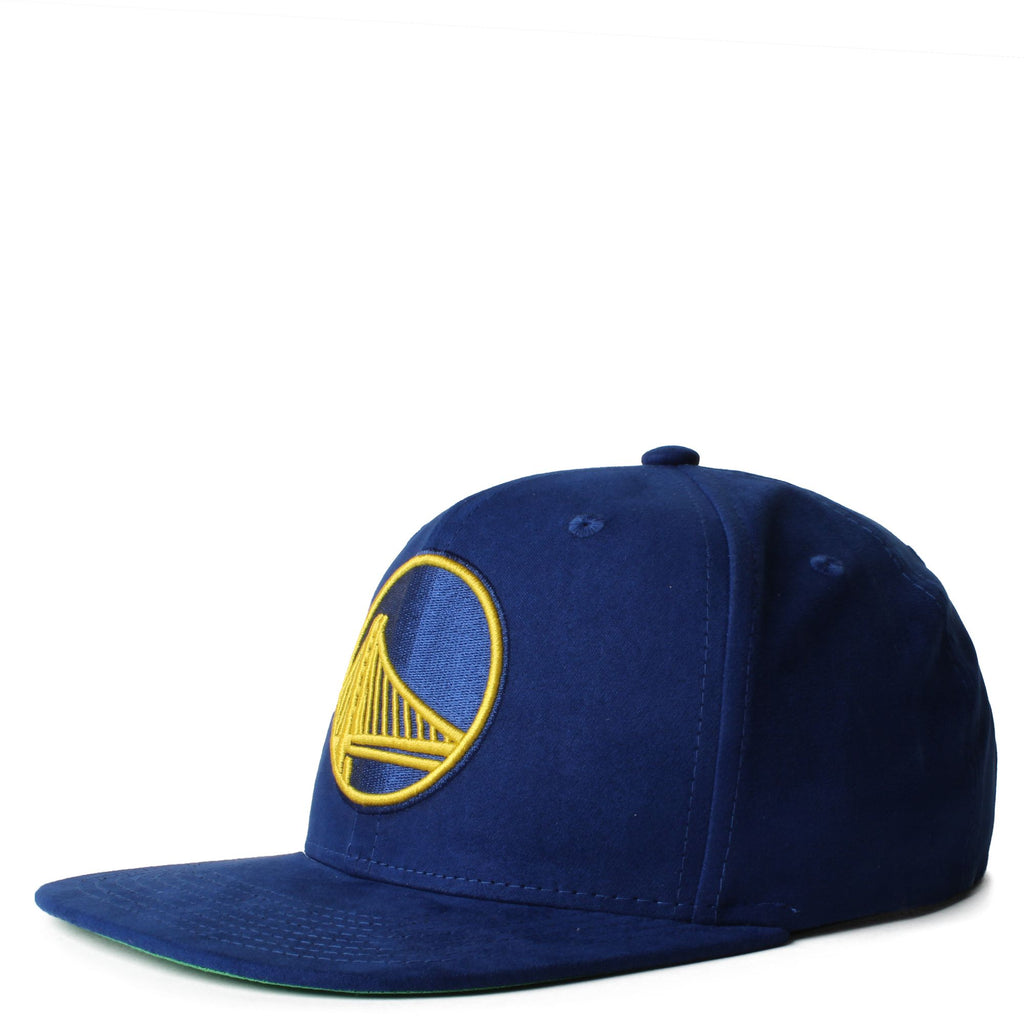 MENS MITCHELL & NESS NBA SWEET SUEDE SNAPBACK WARRIORS